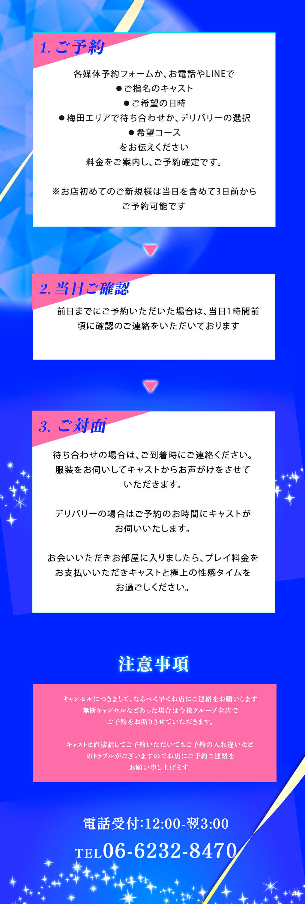 SYSTEM｜大阪梅田発・ムッチリ巨乳おっぱい密着オイル性感風俗エステデリヘル｜梅田ムチSpa女学院公式サイト