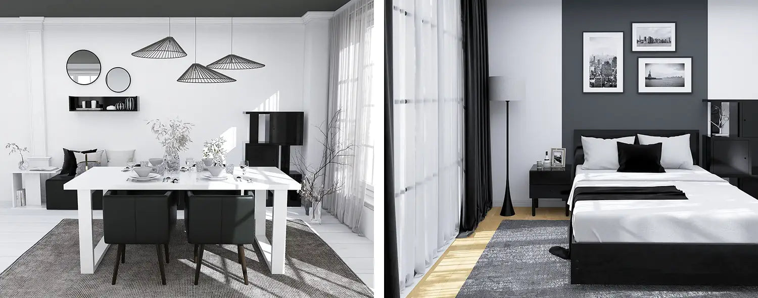 モノトーン部屋を作る！おしゃれな白黒インテリアのメリットとデメリットを知ろう - オーダー家具、インテリア通販のアーネインテリア 公式