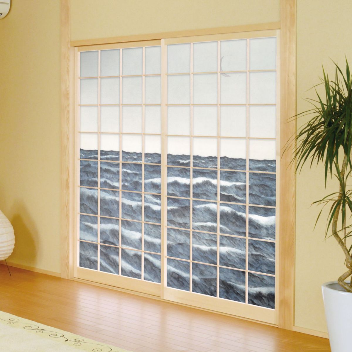 和モダンなクリエイターズ障子紙に、新デザイン「花猫柳」が追加されました。 自由に枝を伸ばす、彩色をほどこした猫柳文。丸く愛らしい花穂が可憐な図案です✨✨ 初めて柄のある障子紙を使われる方にもおすすめのデザインです。harokkaハロッカ和室障子障子紙