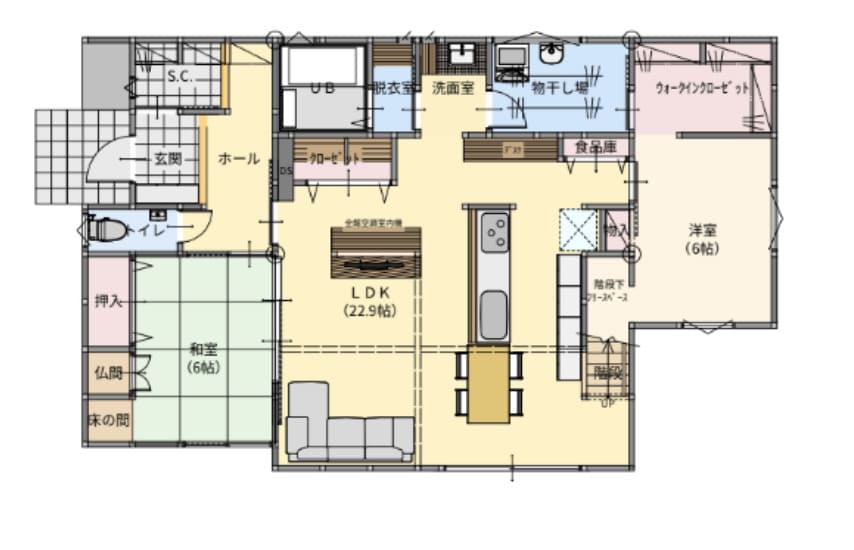 平屋住宅の玄関の間取りはどうする？南玄関や坪の広さの目安、静岡県富士市のおしゃれな施工事例もご紹介LOHAS Letter
