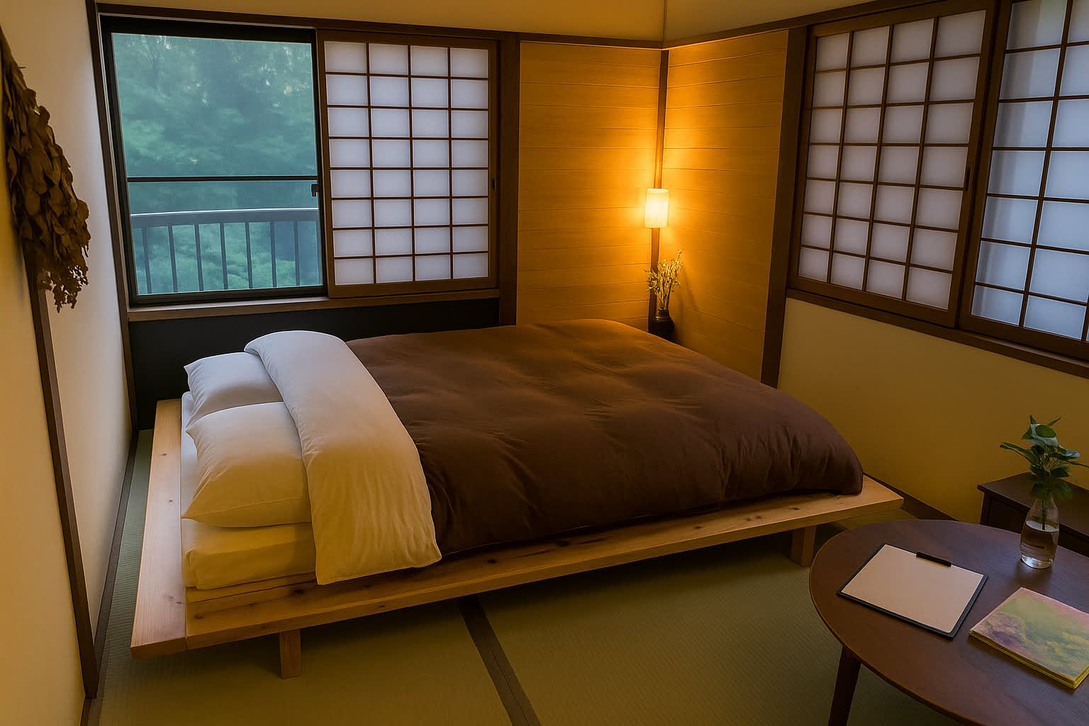 No.153 一人暮らし・1LDK LD10畳+6畳～趣を感じる和モダンインテリア・家具で安らげる暮らし～a.flat風が運ぶ、自然の贈りもの - 目黒通り・新宿・大阪梅田 グランフロント北館