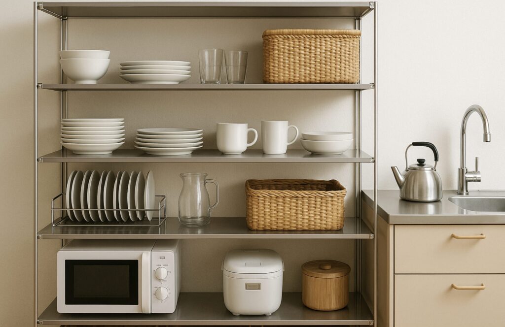 みんなのお部屋実例 すっきり見えるキッチン収納アイテム3選 無印良品