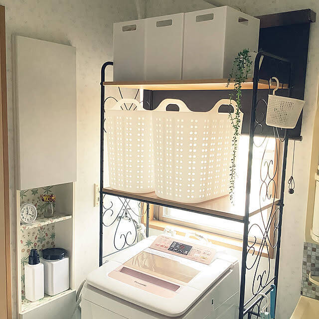 ランドリーラック 伸縮タイプ 洗濯機ラック 網棚 タオルバー ハンガーバー 物干し 室内物干し竿 洗濯物干し ものほし スタンド : A-lifeShop - 通販 - Yahoo!ショッピング