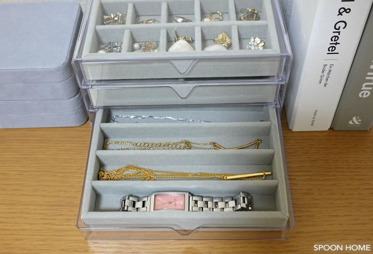 木製アクセサリートレイ3段_無印良品サイズ トレイ&フタ付国産 クルミ ジュエリーボックス コレクションケース 重箱 その他インテリア雑貨トリックフォアトリート 通販 19324773Creema クリーマ