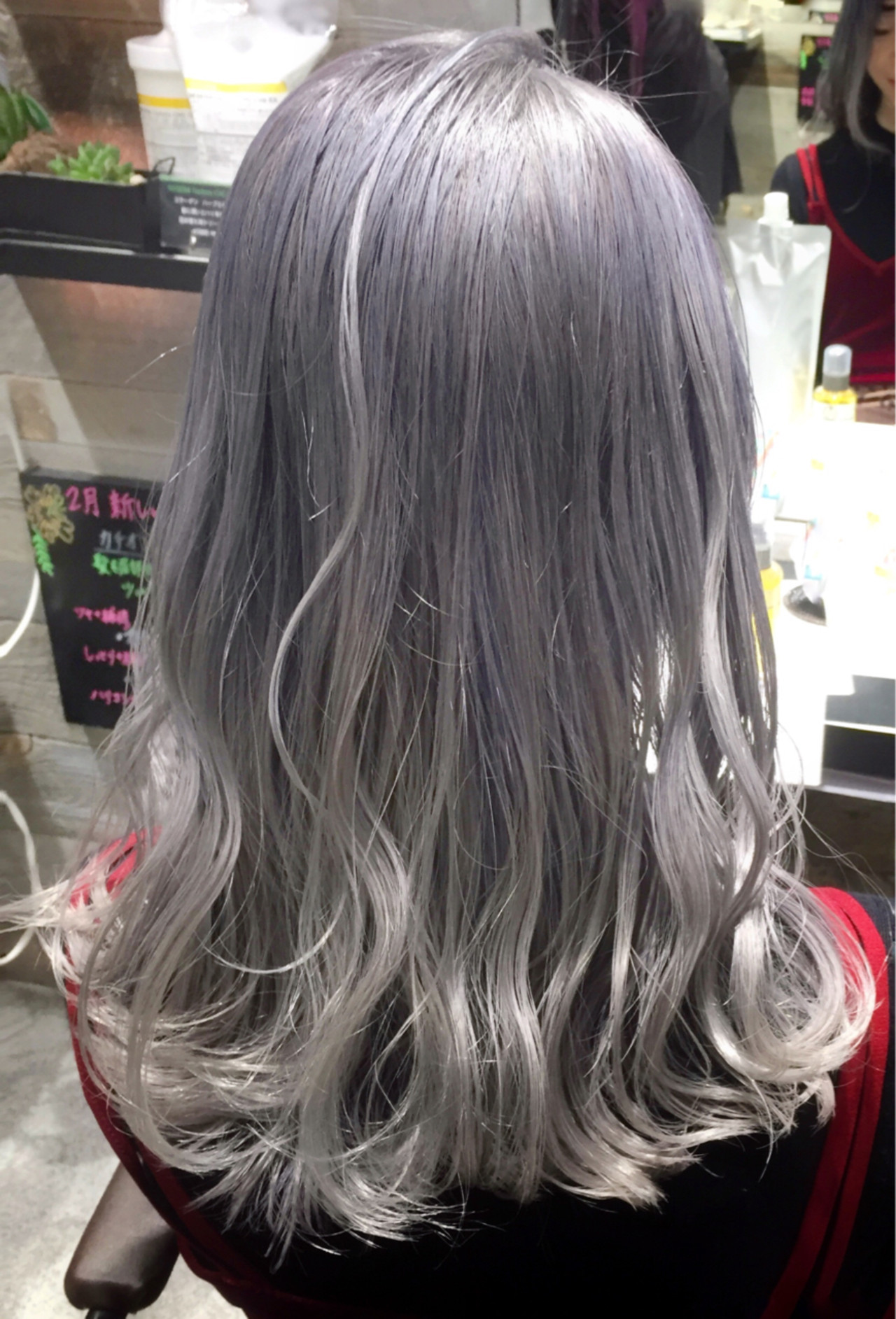 No0013 ホワイトアッシュ ホワイトグレージュ ダブルカラ