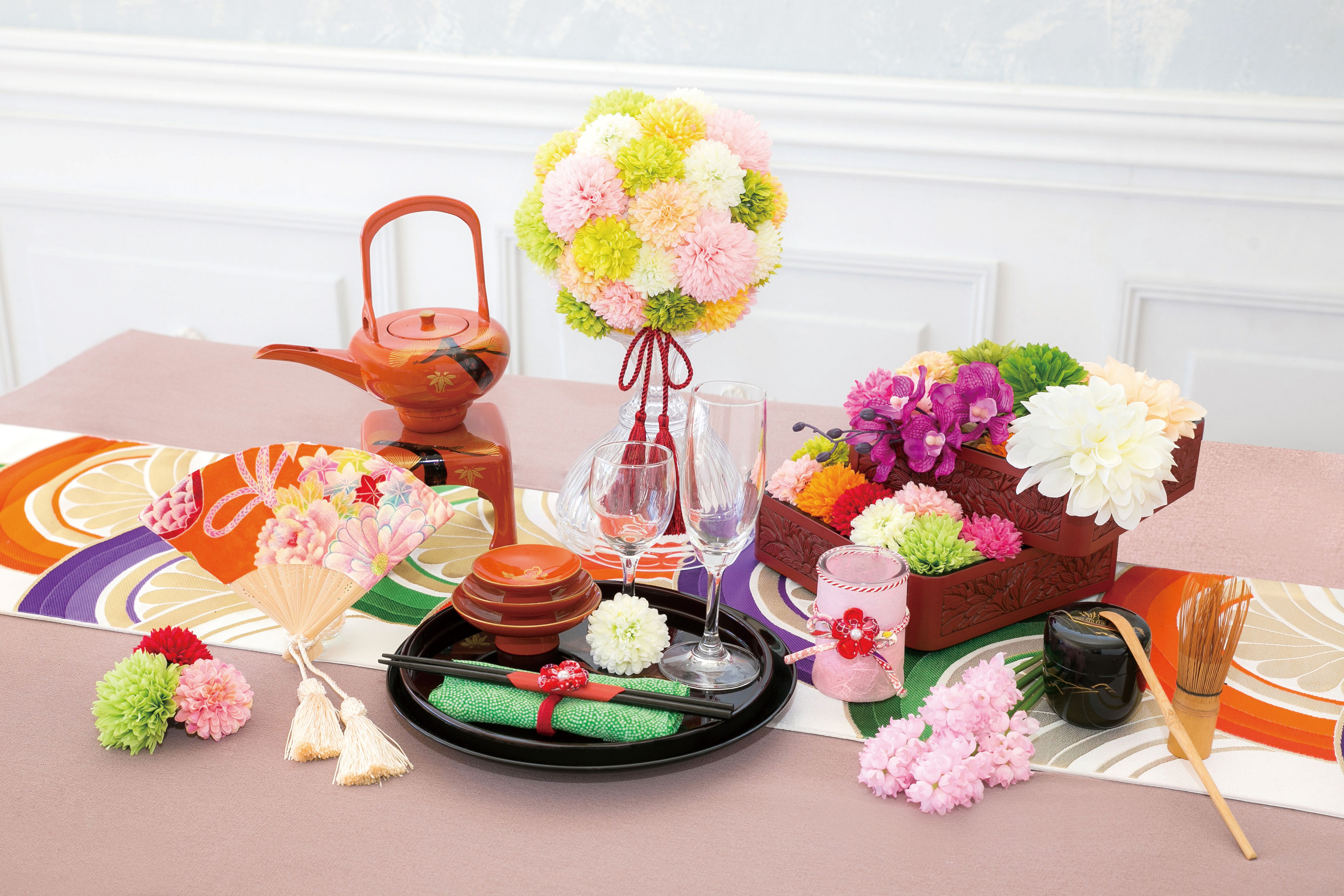 テーブルにお花を飾るポイント一般社団法人Flower Works Japan