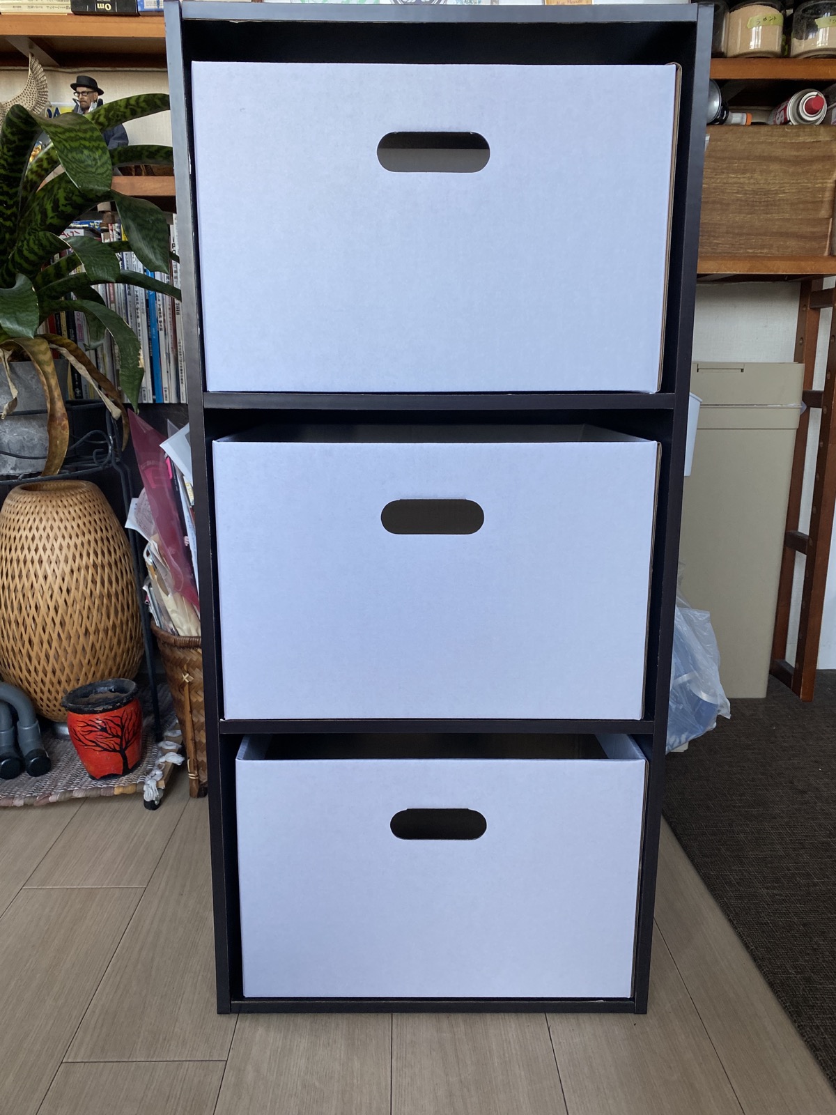 100均 カラーボックス 横置きの商品を使ったおしゃれなインテリア実例RoomClip ルームクリップ