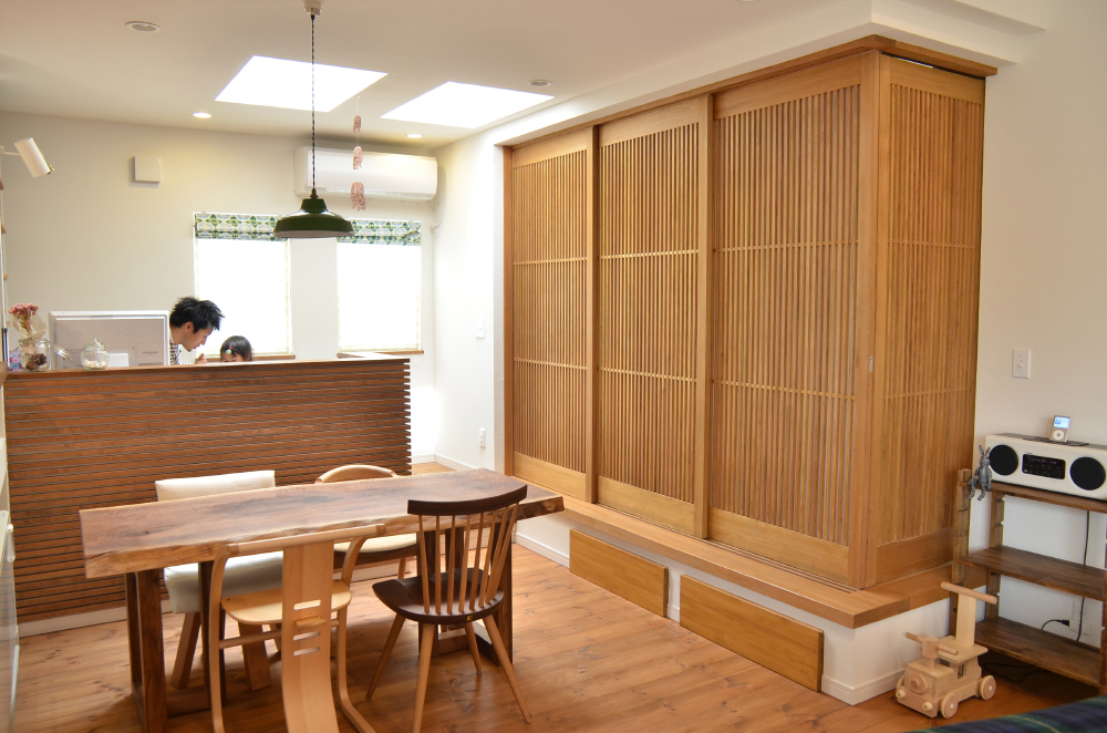 小上がりの和室スペース』