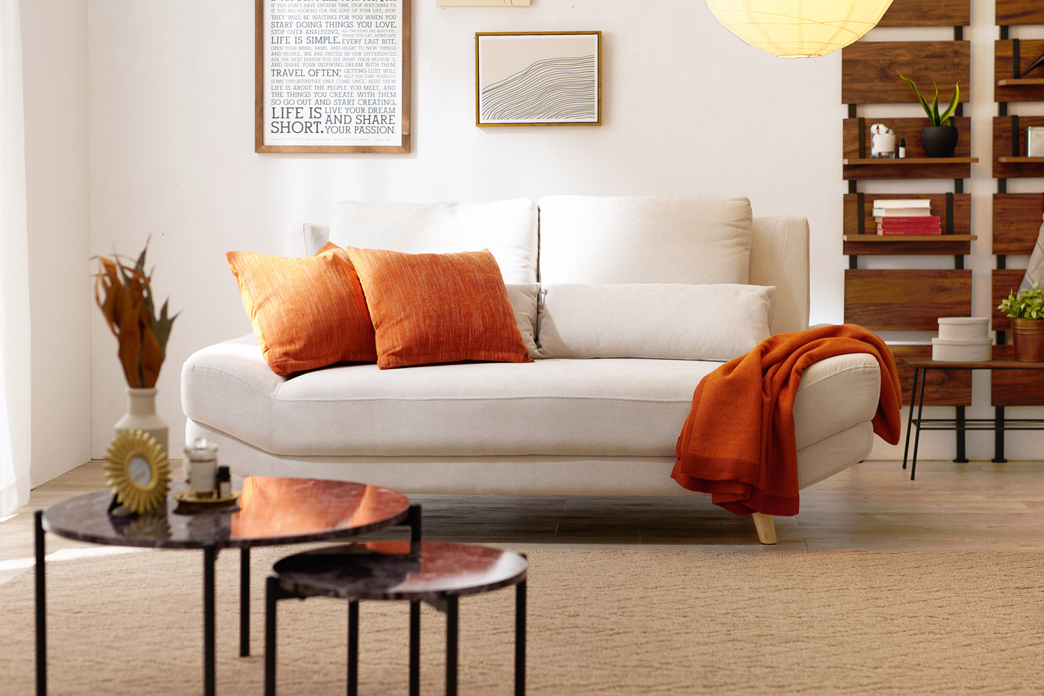 北欧スタイル部屋のインテリアコーディネート １人暮らし向け・6畳・1K │RoomTrip ルームトリップ