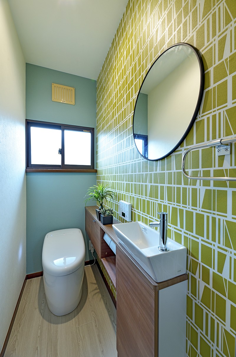 トイレリモデル ＃節水トイレ ＃北欧風壁紙 町田市S様邸株式会社スイコウ