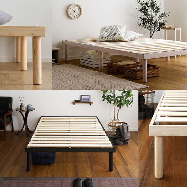 ベッド シングル ベット ベッドフレーム おしゃれ 安い 北欧 一人暮らし ローベッド ロータイプ フロアベッド 低床 宮付き ヘッドボードLINEブランドカタログ