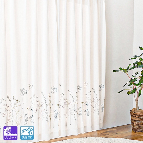 レースカーテン オーダーカーテン ヴィンテージレース 1.5倍ヒダ 巾335〜370×丈90〜120cmオーダー サイズオーダー オーダーメイド1cm単位 洗える 洗濯機 ウォッシャブル ナチュラル おしゃれ 日本製市場 レースカーテン オーダーカーテン ヴィンテージレース