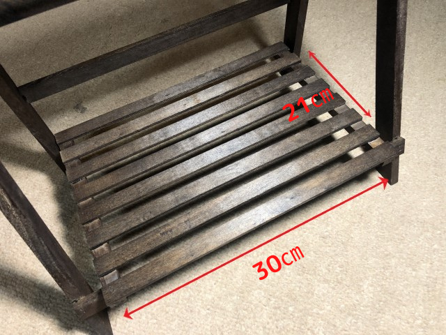 新品 ダイソー 折りたたみラック3段本体のみ すのこ別売り - メルカリ