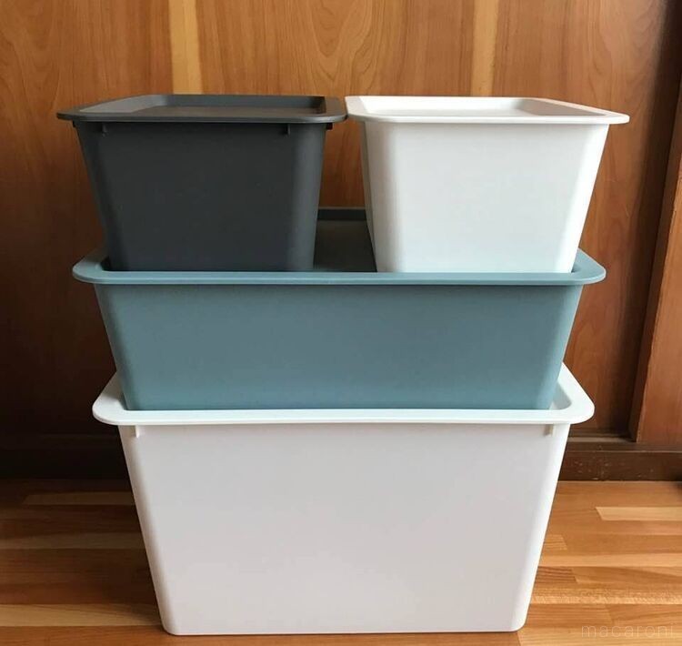 ダイソー330円商品 フタ付ワイドケース トイストーリー- 小さな世界