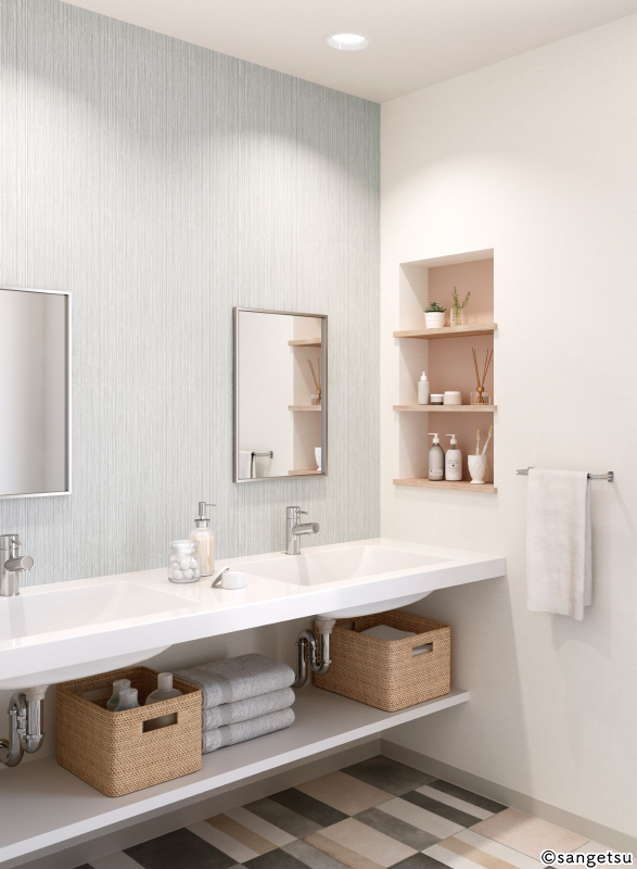 洗面所もこだわってリフォームされたい方必見！おしゃれな壁紙 クロス をご紹介│ミサワリフォーム関東