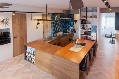 人気の横並び・一体型ダイニングキッチンでおしゃれ空間に！いつかキッチンを選ぶ日に。クリナップ