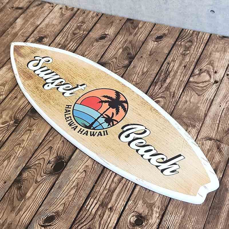 海5ブリキ看板ハワイアン雑貨サーフィンサーフビーチアメリカレトロ雑貨インテリアハワイアロハヴィンテージ壁掛けパネルアンティークレトロガレージ自動車バイクトレンドインスタ人気- メルカリ
