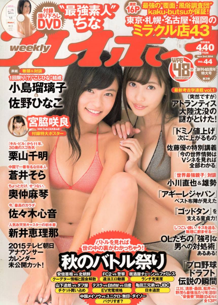 ☆雑誌 週刊プレイボーイ 2013.11.4