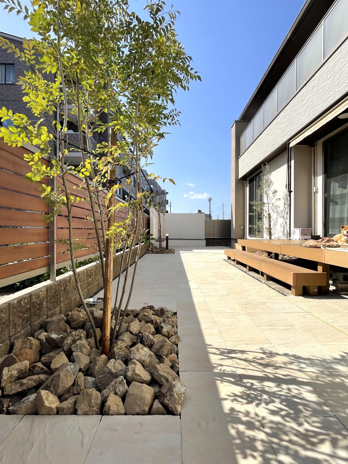 福岡県大野城市 K様邸 フェンス施工例 リフォーム エクステリアデザイン福岡・佐賀の外構・エクステリア・ガーデニングは太陽ハウジングへ