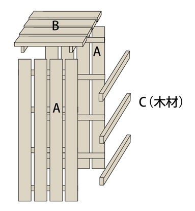 室外機カバー 手作り すだれTikTok