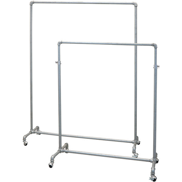 大型商品 ガス管 ハンガーラック タイプＡ 約W198cm×H142cm -公式 トラックステンレスパーツ シャンデリア専門店「RoyalQueen」