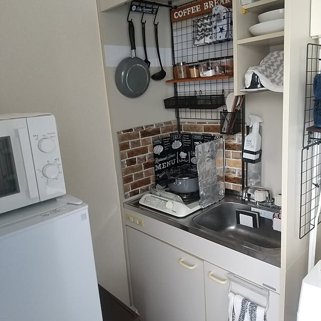 ルームツアー 1R・一人暮らしデザインも利便性も工夫したお部屋キッチン収納・ IKEA ・ナチュラルインテリア ・ワンルームレイアウトjapanese room tour