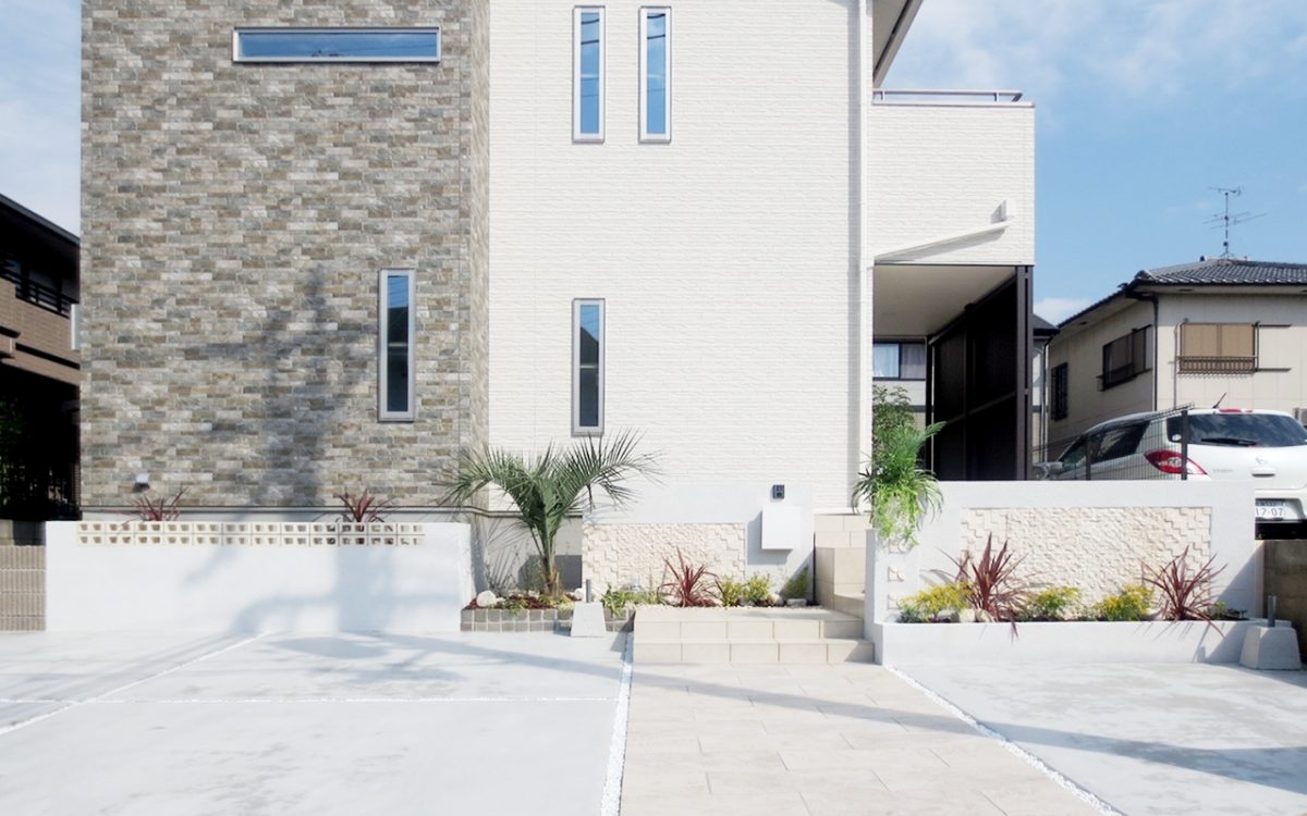 下町のリゾートエクステリア_中区 N様邸FJ DESIGN EXTERIOR実例紹介