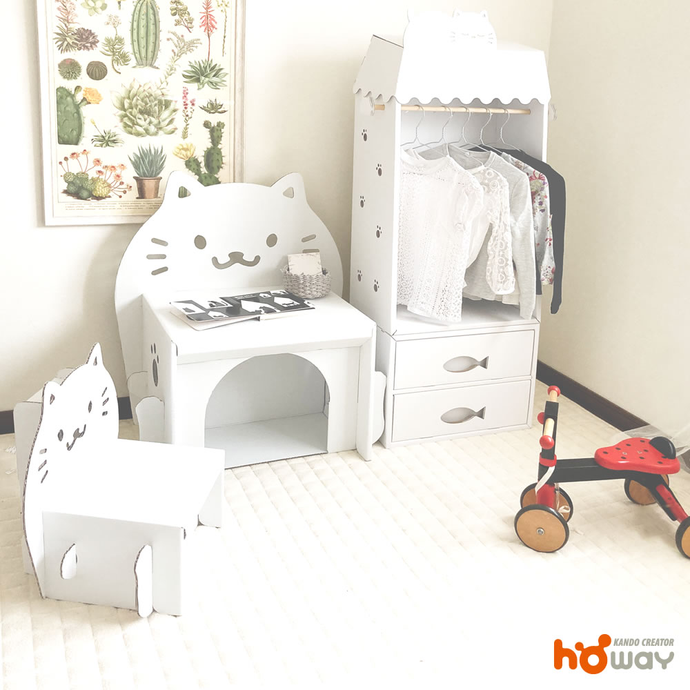 強化ダンボール家具の専門店「ダンボール倶楽部」