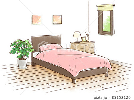 寝室のイラスト 室内風景かわいいフリー素材集 いらすとや