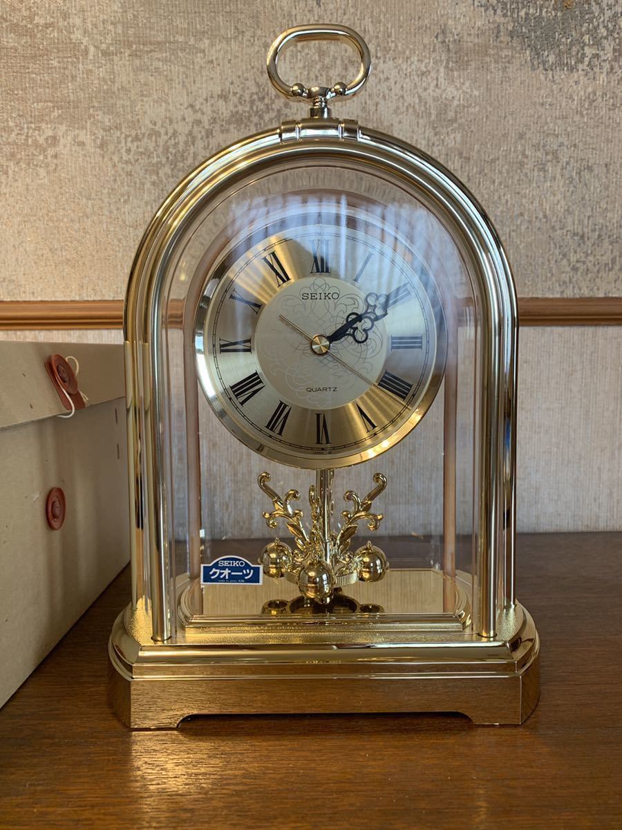 置き時計 置時計 おしゃれ アナログ かわいい クラシック アンティーク調 スタンドクロック アンティークなゴールドの置き時計vin4820ギギliving