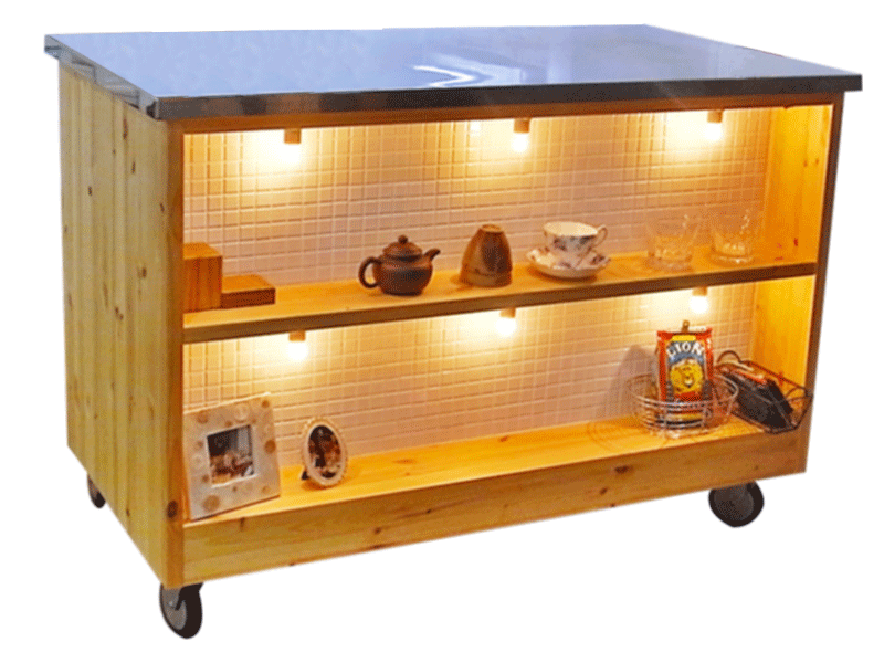 LIXILリフォームショップ LTS 恵比寿店 » 施工事例 » アイランド家電収納