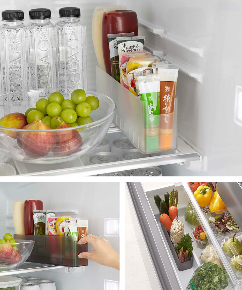 tower 山崎実業 冷蔵庫中 スリム 調味料収納 ラック タワー 調味料ラック チューブ 調味料 ホルダー ドアポケット 冷蔵庫内 ケチャップマヨネーズ 薬味 ケース : セレクト・ココ - 通販 - Yahoo!ショッピング