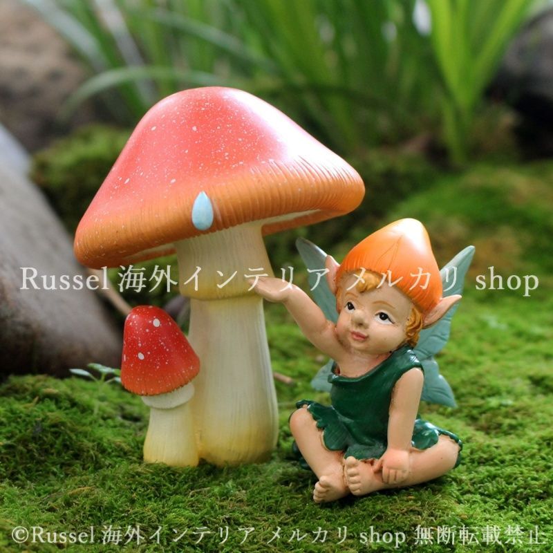 陶器インテリア キノコ キノコ置物 セラドン焼き インテリア アジアンインテリア 陶器 瀬戸物 置物 キノコオブジェ きのこインテリア ＊アジアン雑貨アジアン雑貨-Asian MRK powered by BASE