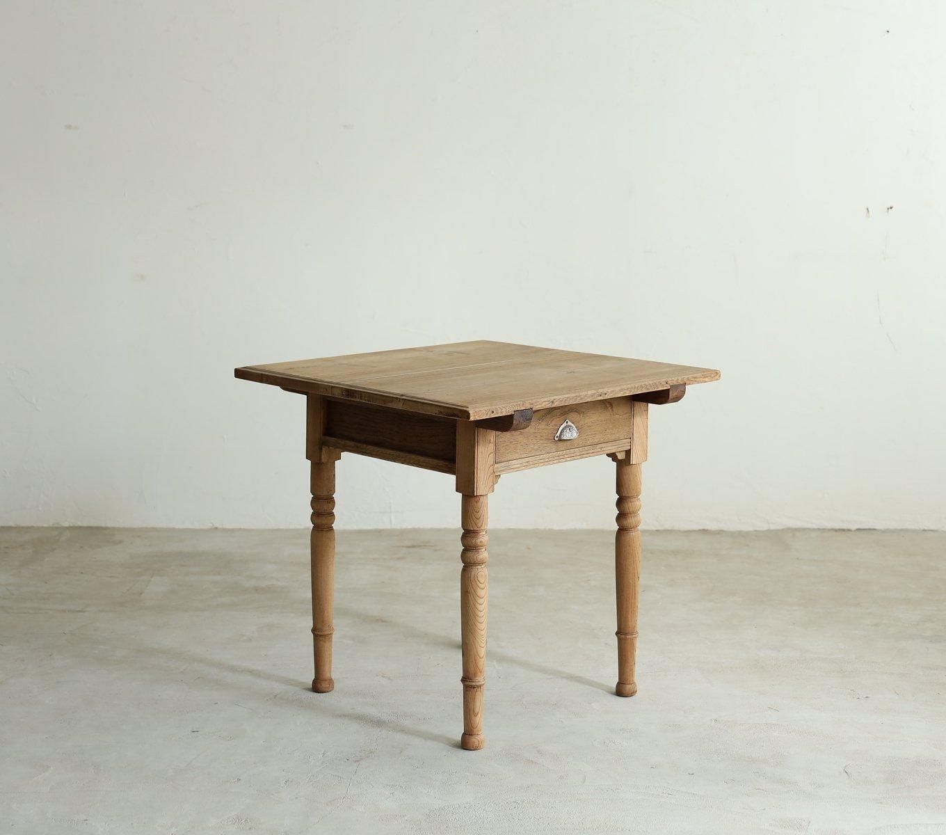 希少上質!素敵なろくろ脚!古い木味 栓無垢材 一枚板 アンティーク