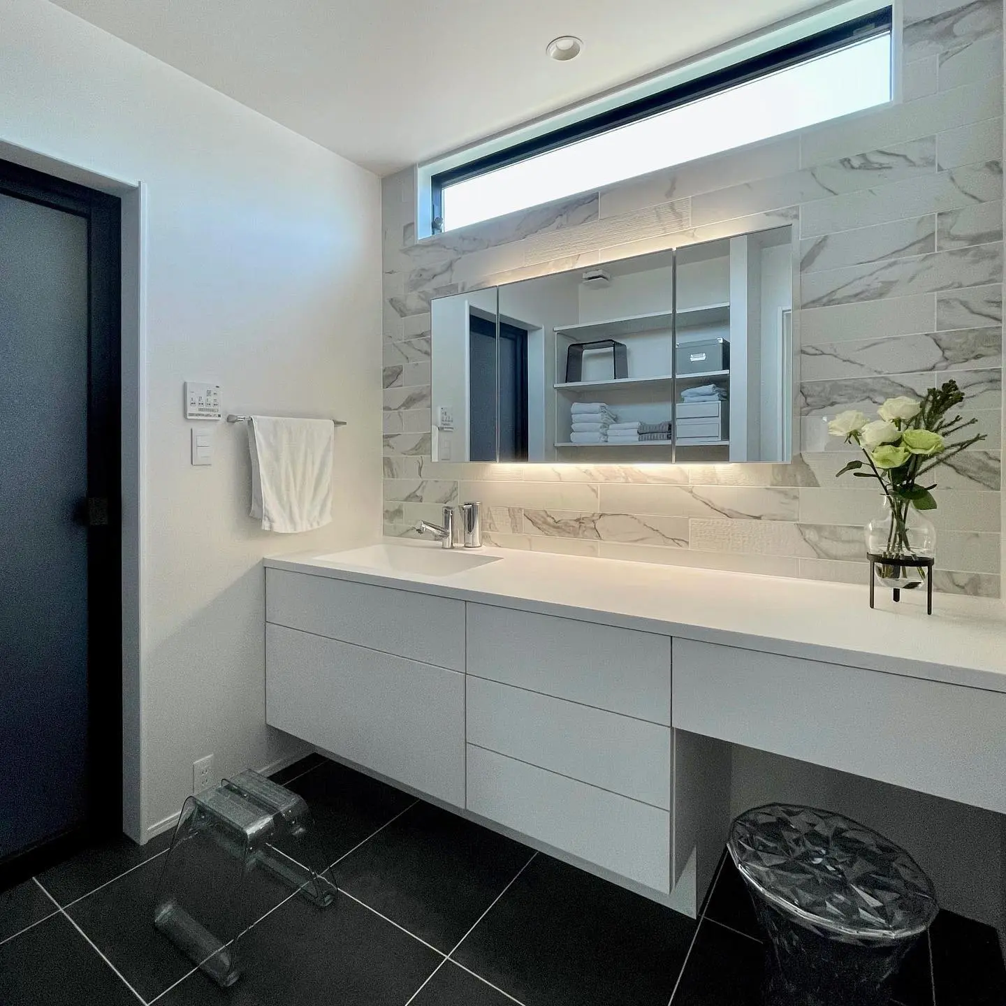 洗面所 ホテルライクのおしゃれなインテリアコーディネート・レイアウトの実例RoomClip ルームクリップ