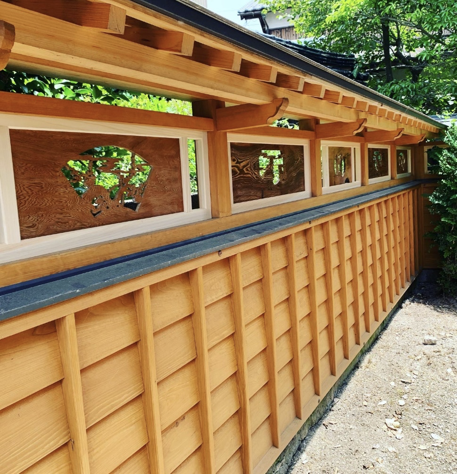 姫路市大谷石の塀と門柱を撤去しリフォーム和モダン外構姫路市の外構・エクステリア・お庭のことなら、サンガーデンへ