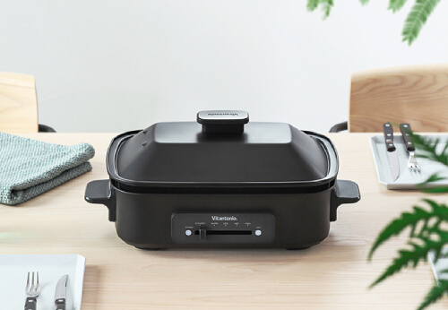 ホットプレート ブルーノ選べる特典付コンパクトホットプレート 平面プレート付き 電気プレート 蓋付き グリル鍋 電気式 プレート 焼肉 小型温度調節 2人用 一人用 鉄板 ヘルシー ピザ 餃子 調理器具 レトロ キッチン家電 北欧 パーティー おしゃれ 結婚祝い BRUNO