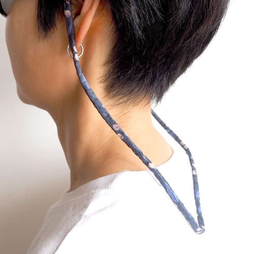 一つ一つ手作り ビーズアクセサリー ブレスレット＆メガネストラップのセット 奥沢福祉園せせせ