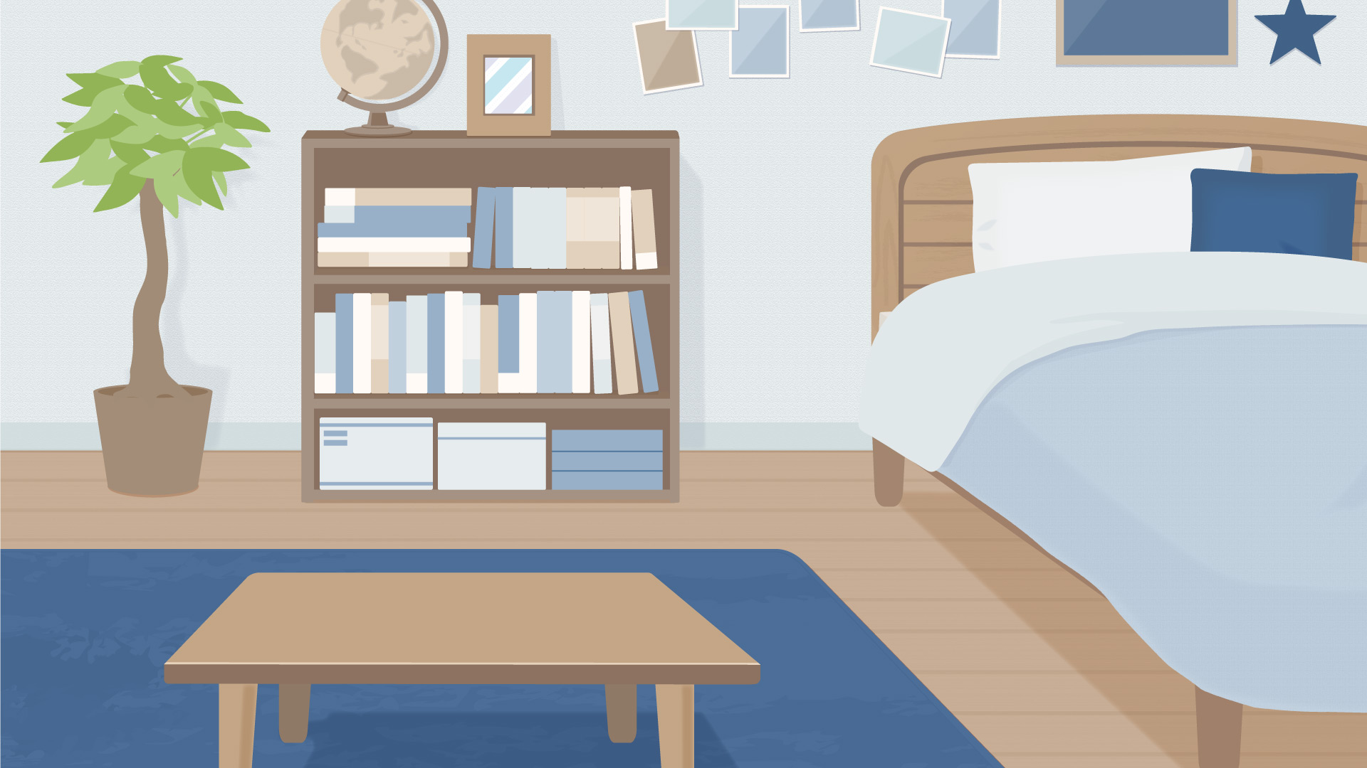 フリー素材散らかった部屋 10枚背景イラストみんちりえ