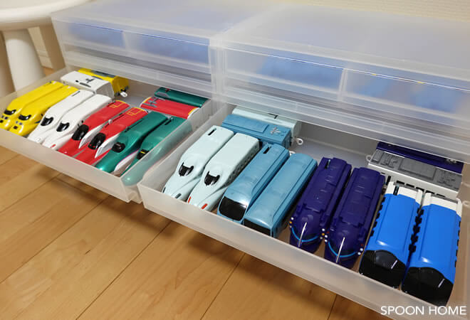 プラレールの車両基地 の作り方子鉄とそのママ 仮