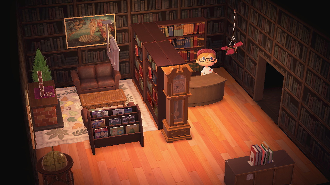 あつ森: 書斎、寝室、ウォークインクロゼットのお部屋分け