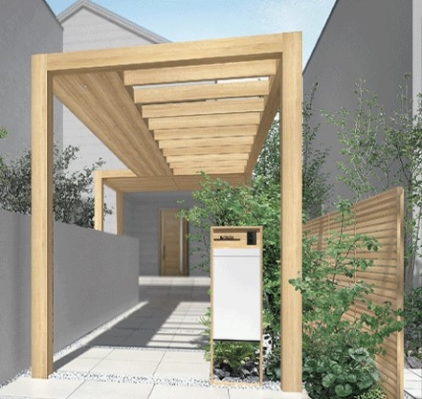 玄関アプローチに屋根をつけるメリットとは？設置範囲や素材の種類も紹介