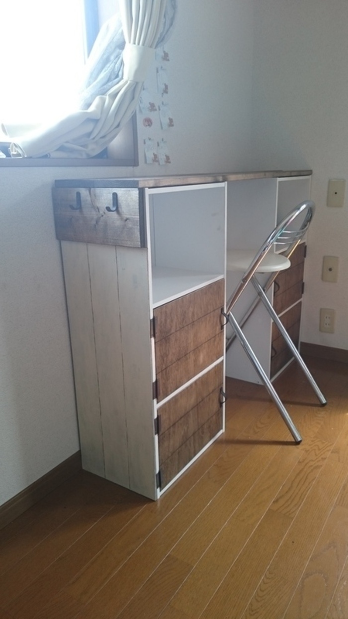 棚に扉をつける DIY 4 ダッシュライフ