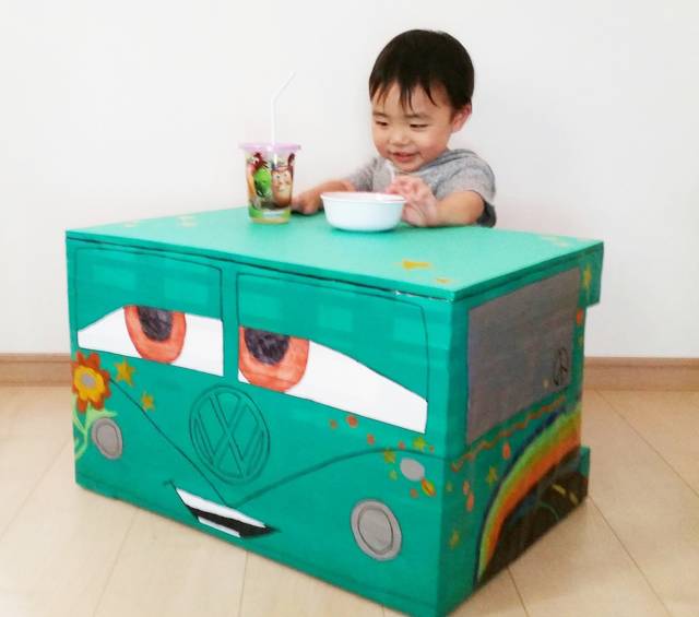 牛乳パック24個で作る丈夫なイス♪ - HMSS's blog