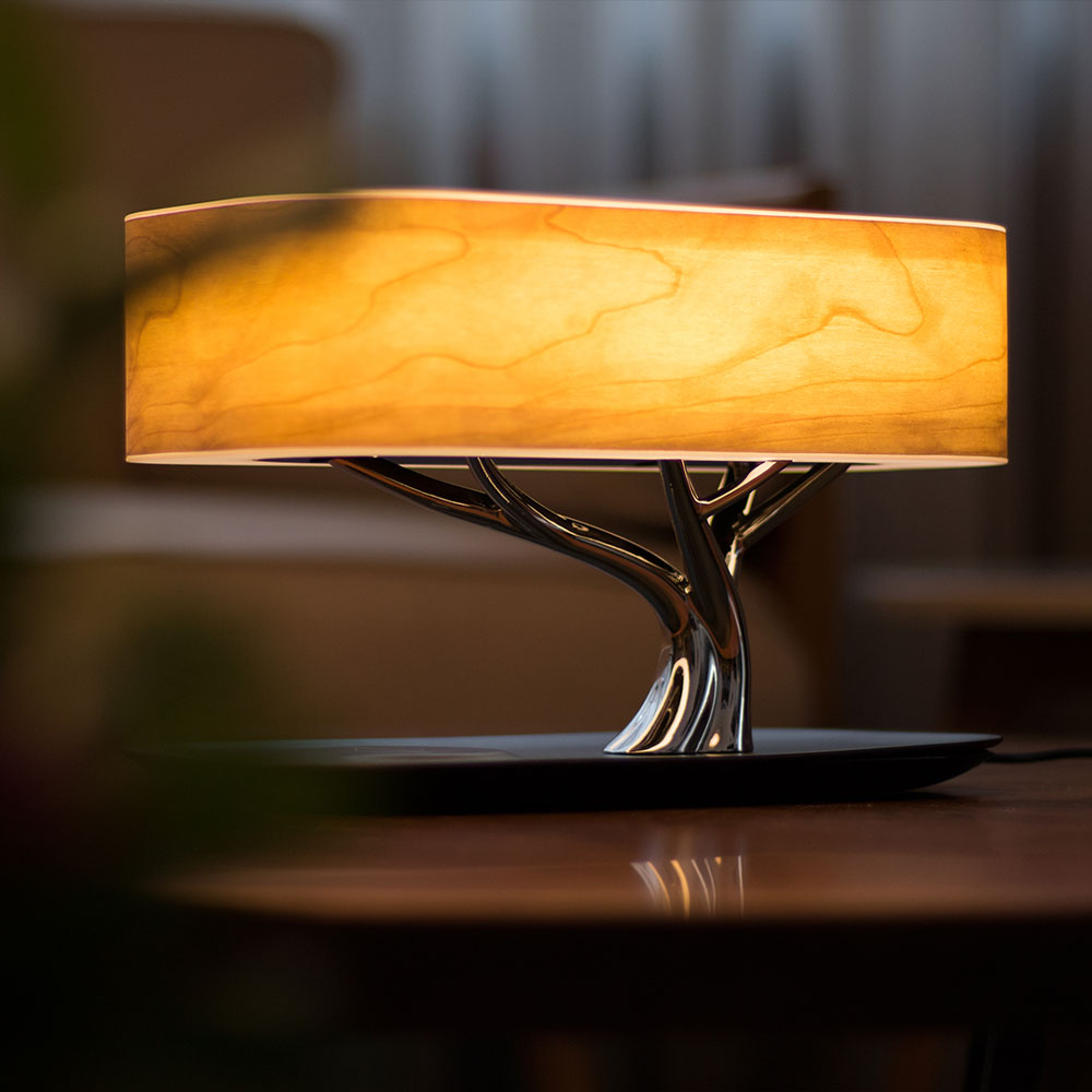 流木テーブルランプ