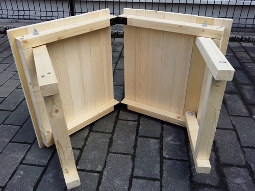 DIY 1種類の材料で作る折りたたみテーブルの作り方メダカDIY LIFE