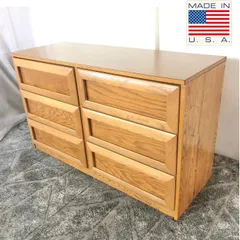 米軍払い下げ家具 アンティークチェスト 6段 アメリカ家具 USA 沖縄