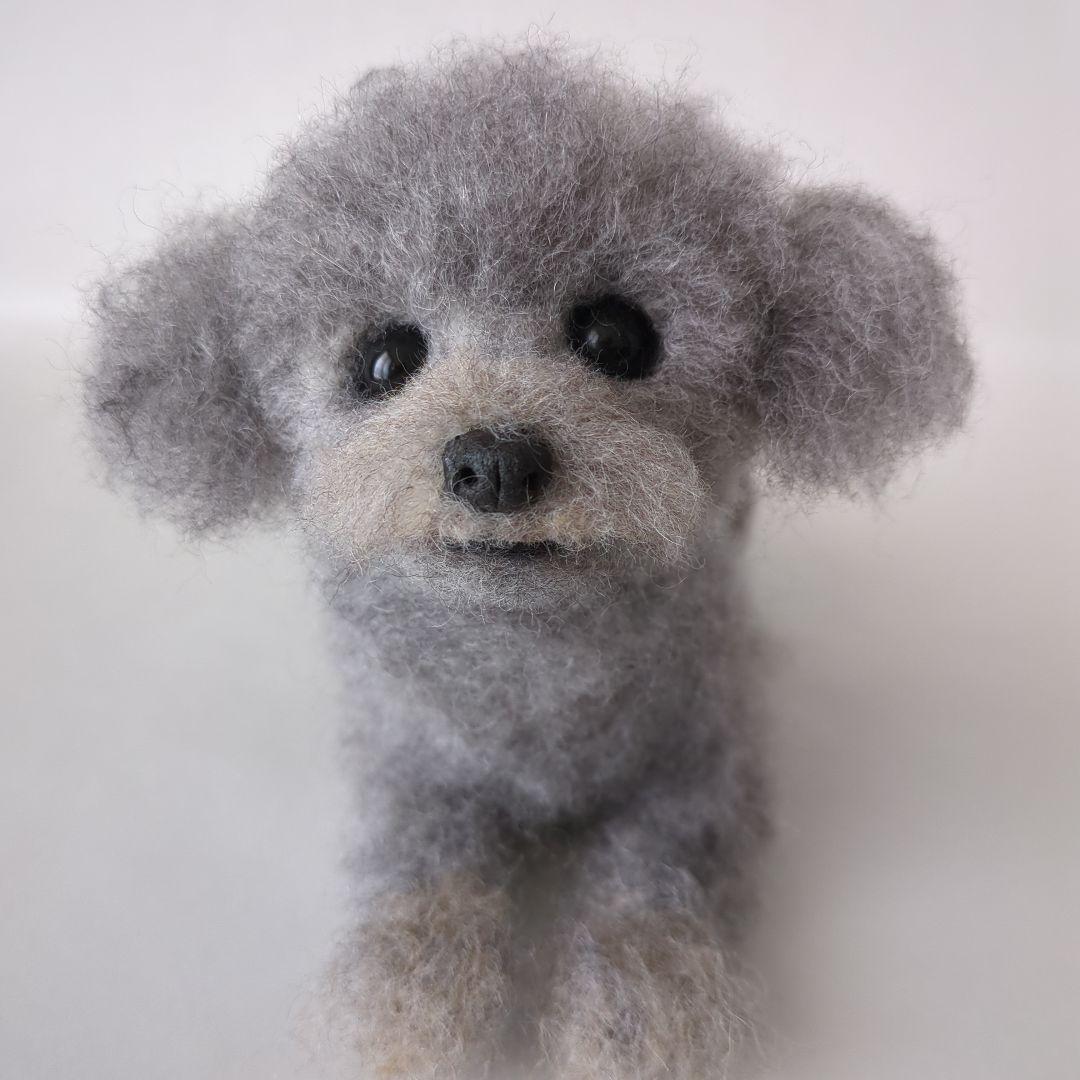 かんたんニードルフェルト トイプードル の作り方