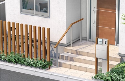 おしゃれな手すりで安全性ＵＰ♪ -外構・庭・リフォームエクステリア情報