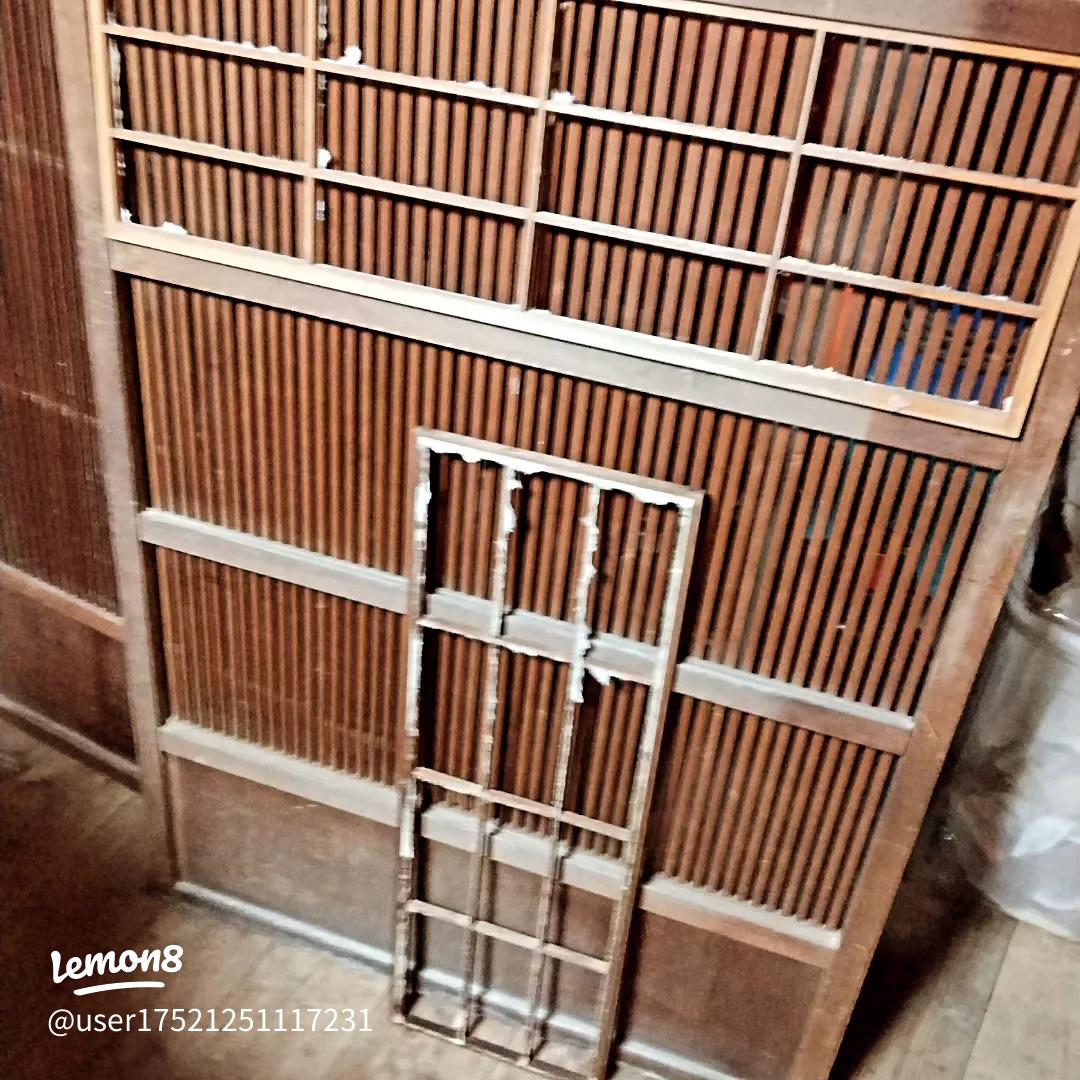 DIY 間隔が均等な「格子戸」作り方 ポイントは、格子棒が丸の内枠方式 大丈夫だよblog